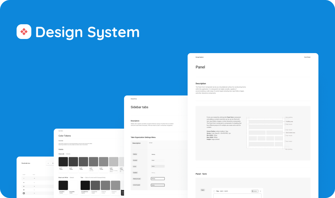 thumbnail with examples of component documentation